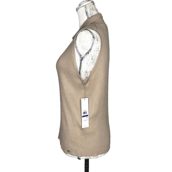 Calvin Klein Sleeveless Knit Sweater Vest Women's XL - Picture 3 of 12